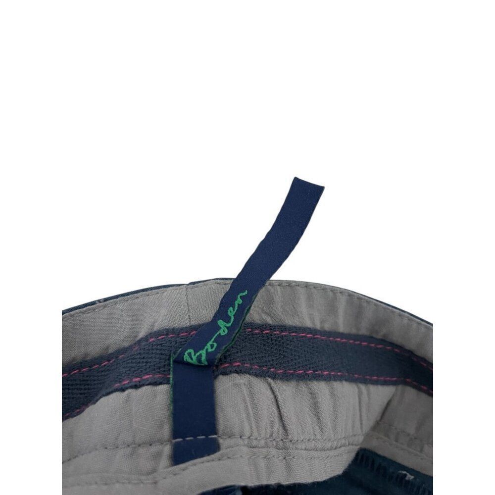 Boden Womens Pants chinos Blue UK 14 US 10 Bootcut Leg Stretch Flat Front NWT - Picture 7 of 16